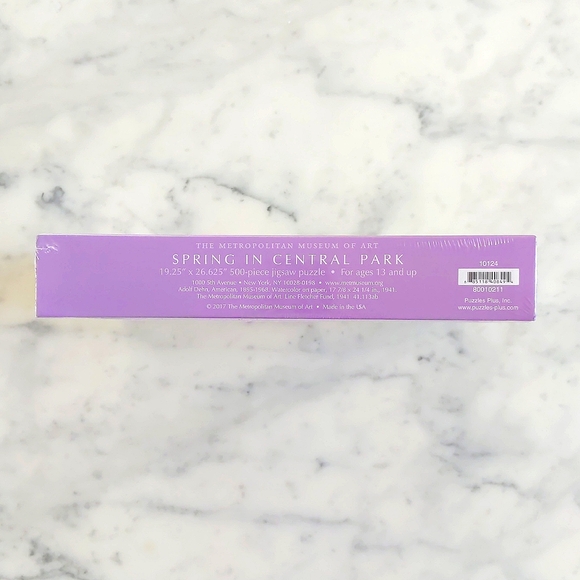 NWT. Adolf Dehn 'Spring In Central Park' Puzzle, The Metropolitan Museum of Art. - Picture 2 of 2